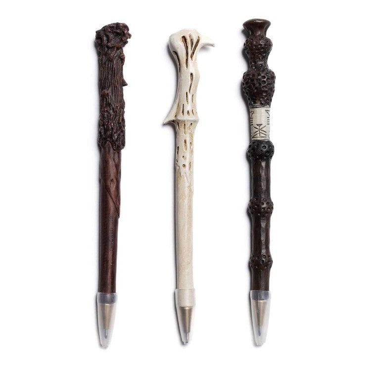 Harry Potter Wand Pen Collection - 3 rašikliai, kosmetiniai defektai