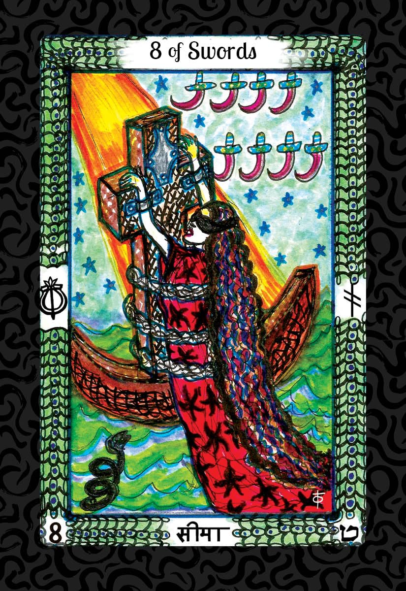 The Vedic Tarot: East Meets West - Taro kortų ir vadovo rinkinys