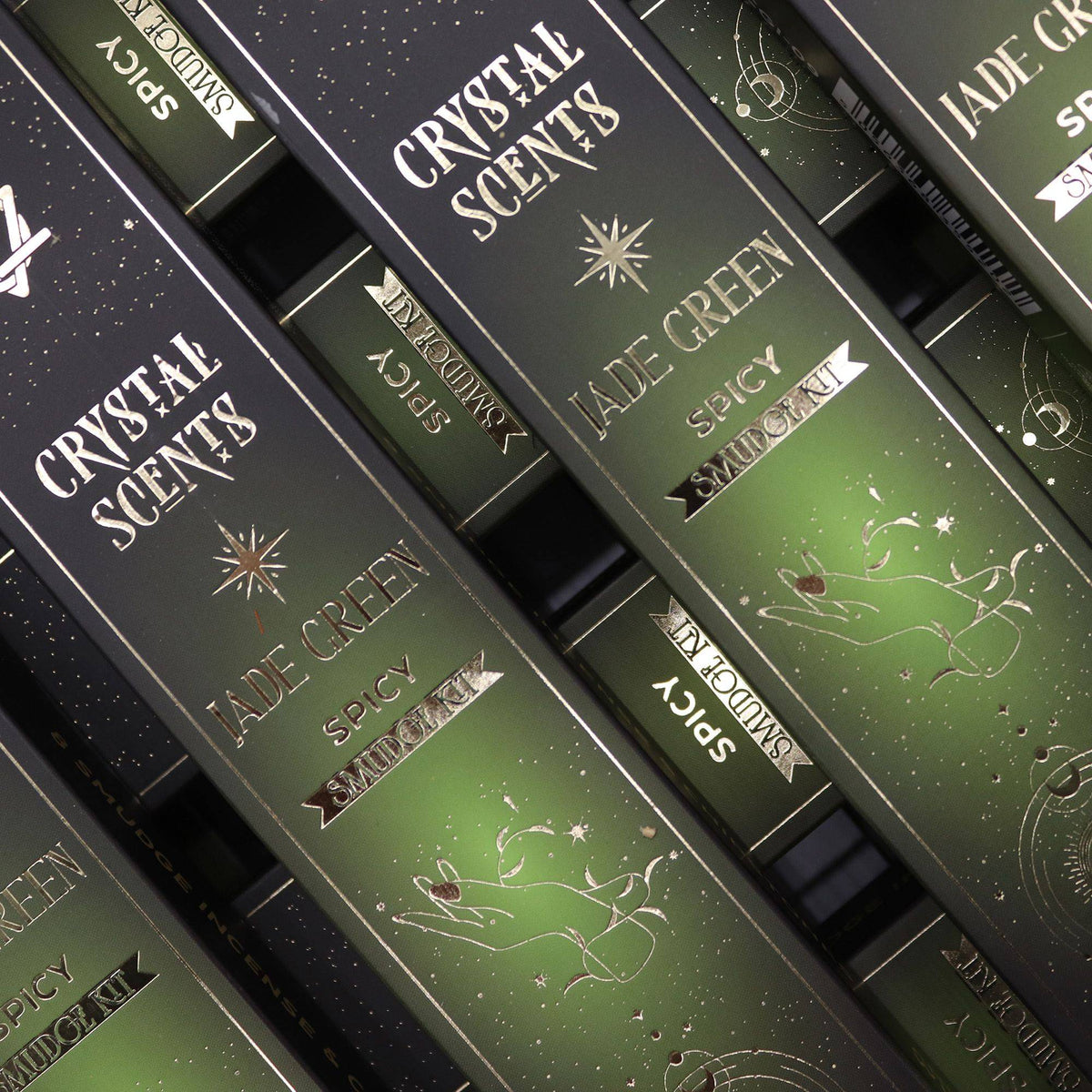 Prieskonių kvapo smilkalai Spicy su Nefrito kristalais Crystal Scents