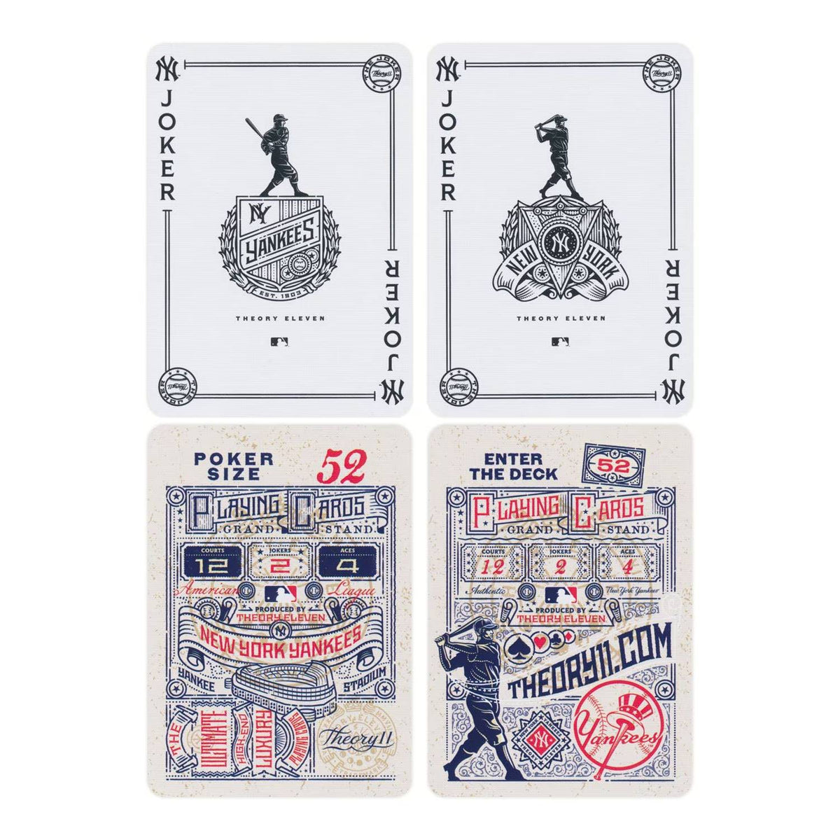 New York Yankees - žaidimo kortos | Theory11