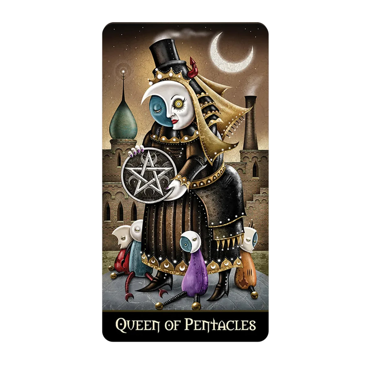 Deviant Moon Tarot Borderless Miniature Edition - mini taro kortos