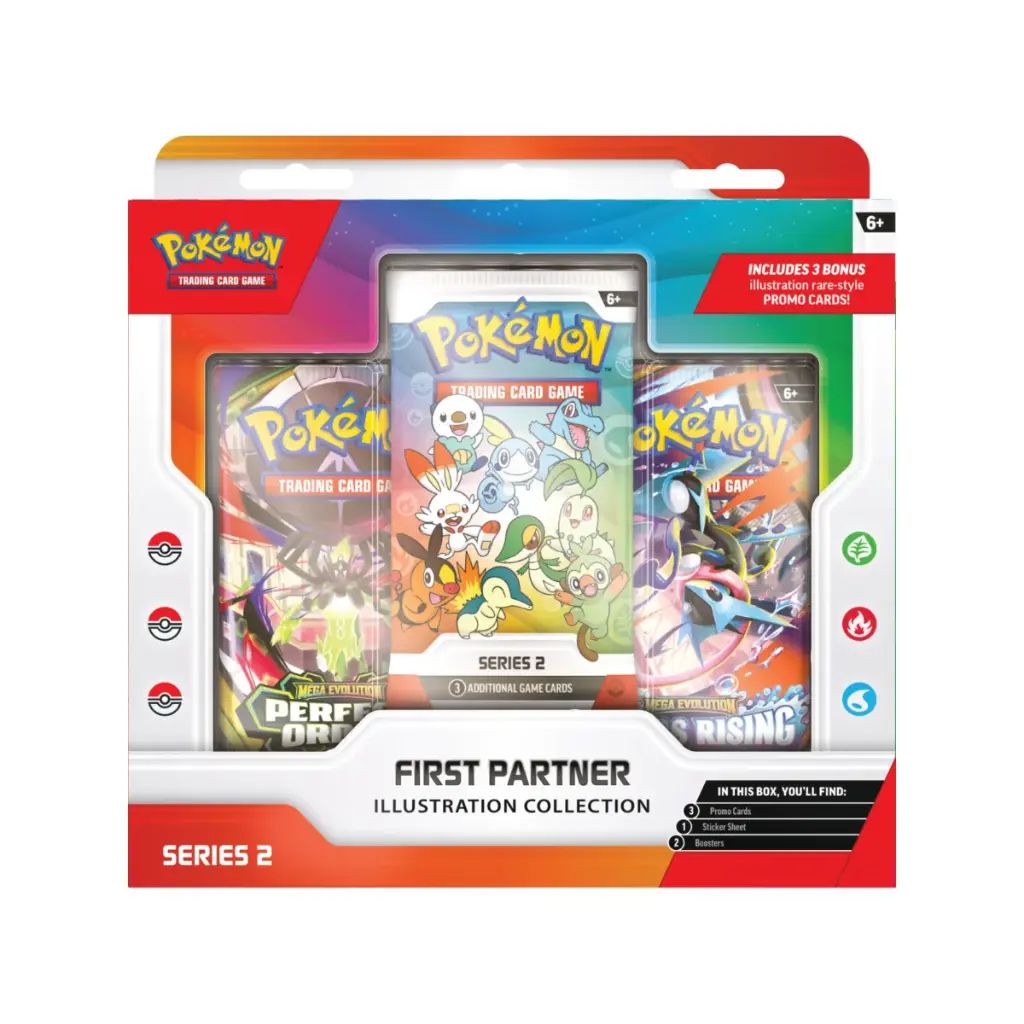 Pokémon First Partner Illustration Collection - Series 2 - kortų rinkinys