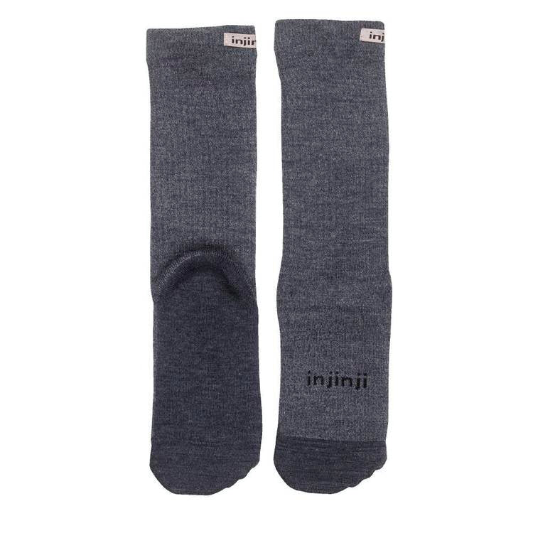 Injinji Hiker Crew - moteriškos žygių kojinės, antracito, M/L