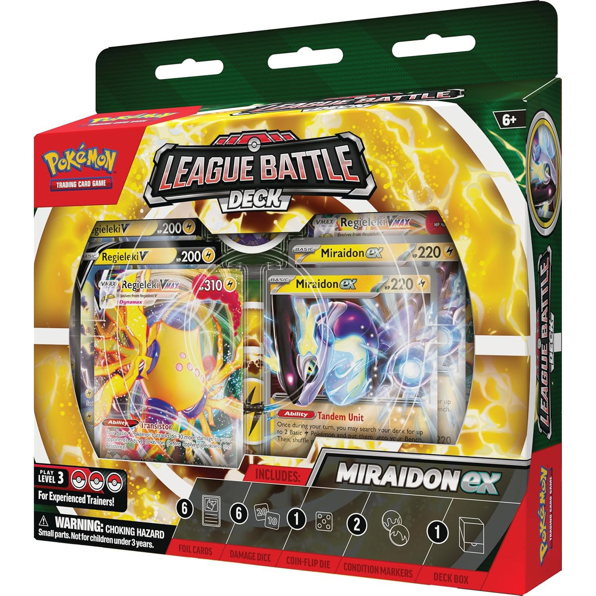 Pokémon Miraidon ex League Battle Deck - 60 kortų kaladė