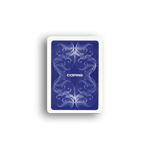 Copag Centennial Blue Jumbo - plastikinės pokerio kortos be dėžutės