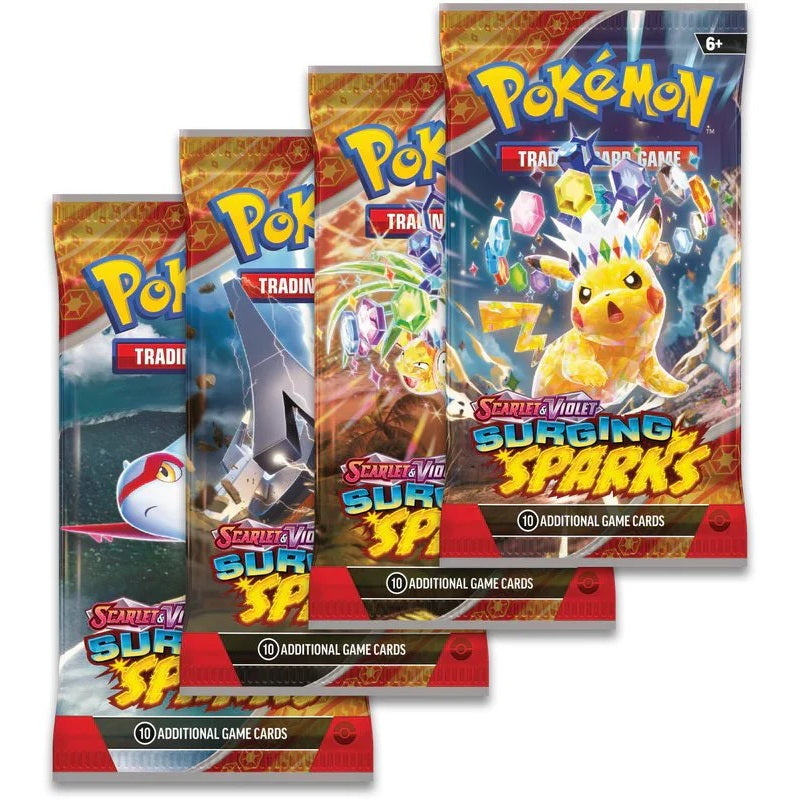 Pokémon Surging Sparks Build & Battle - kortų rinkinys