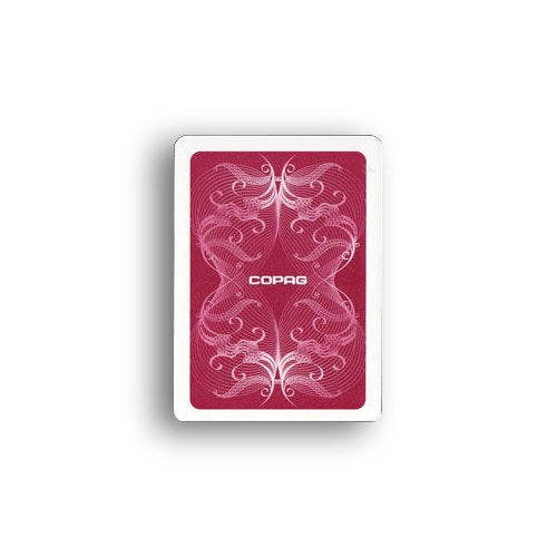 Copag Centennial Red Jumbo - plastikinės pokerio kortos be dėžutės