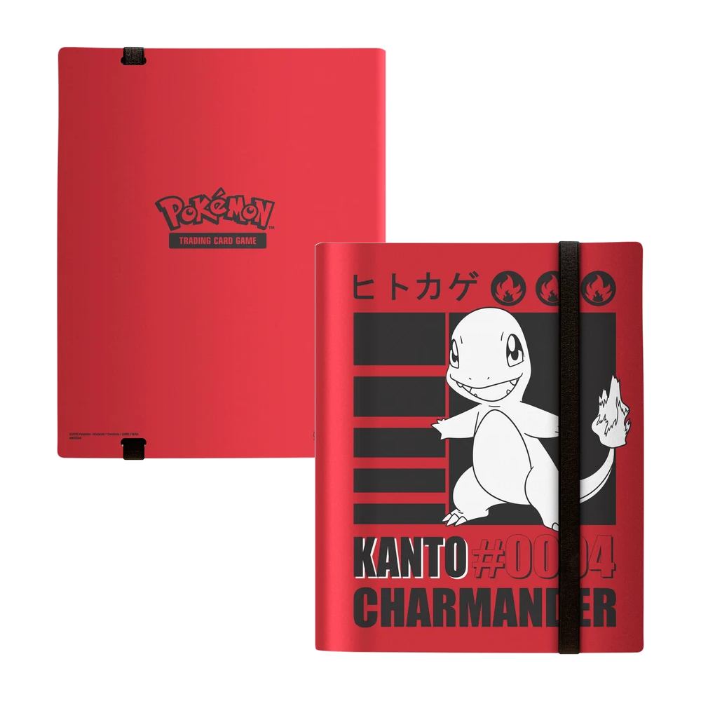 Charmander PRO-Binder - 9 kišenių Pokémon kortų albumas | Ultra PRO