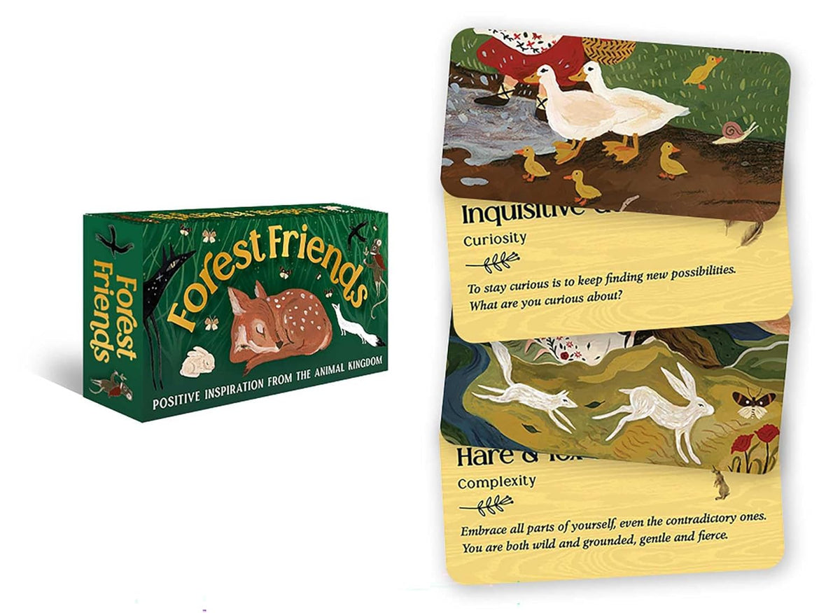 Forest Friends: Positive Inspiration from the Animal Kingdom - įkvėpimo kortos