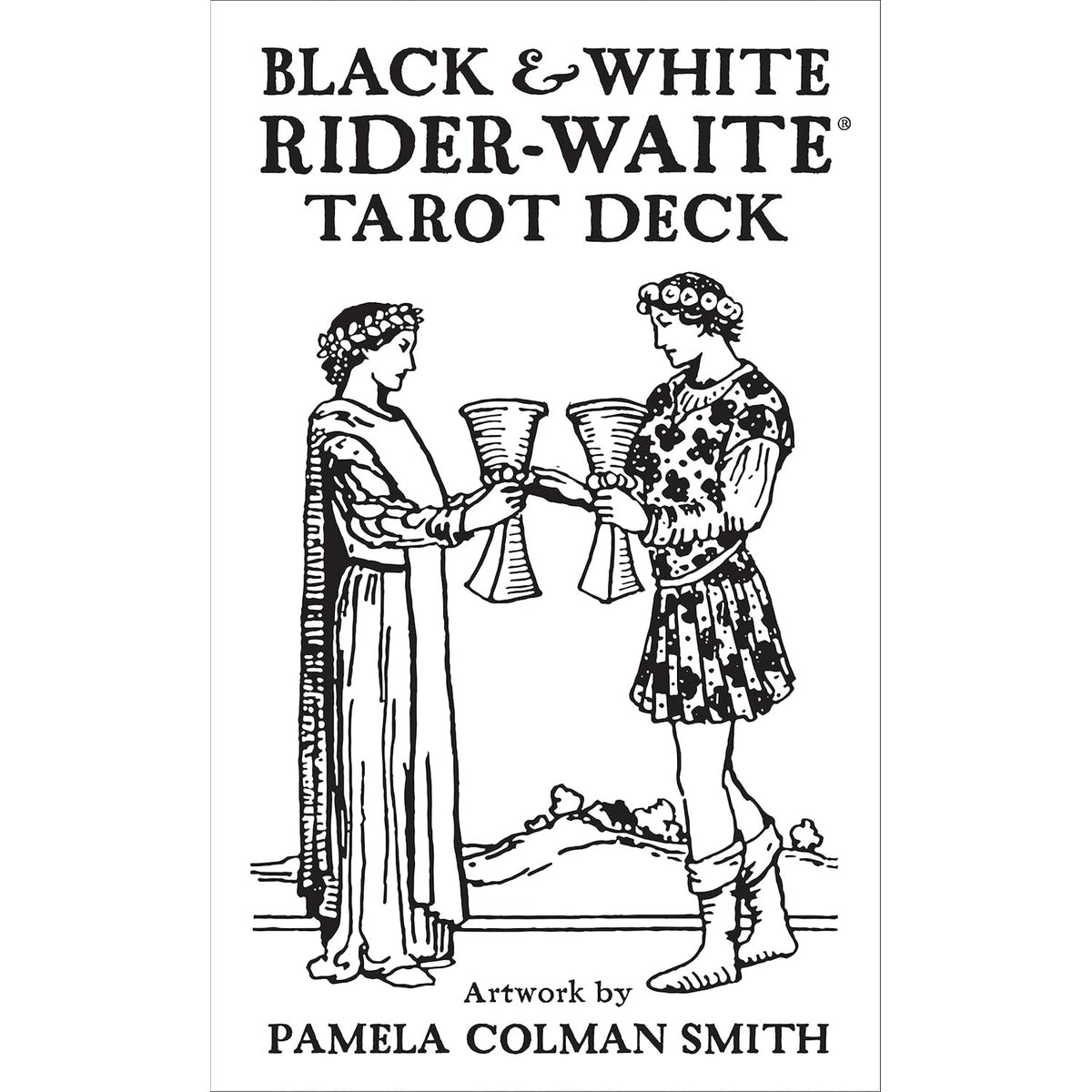 Black & White Rider-Waite Tarot - Taro kortos - kosmetinis defektas