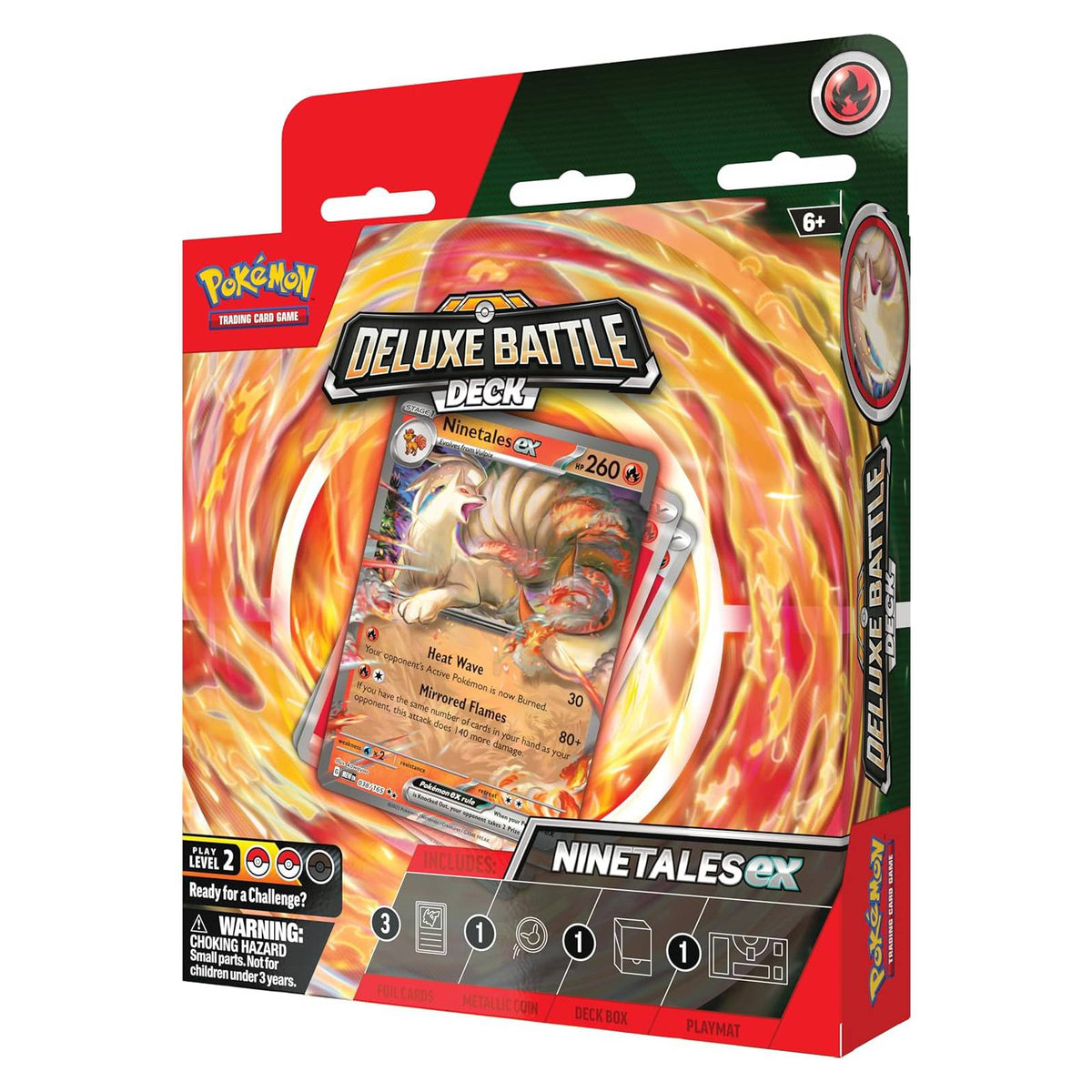 Pokémon Ninetales ex Deluxe Battle Deck - 60 kortų kaladė