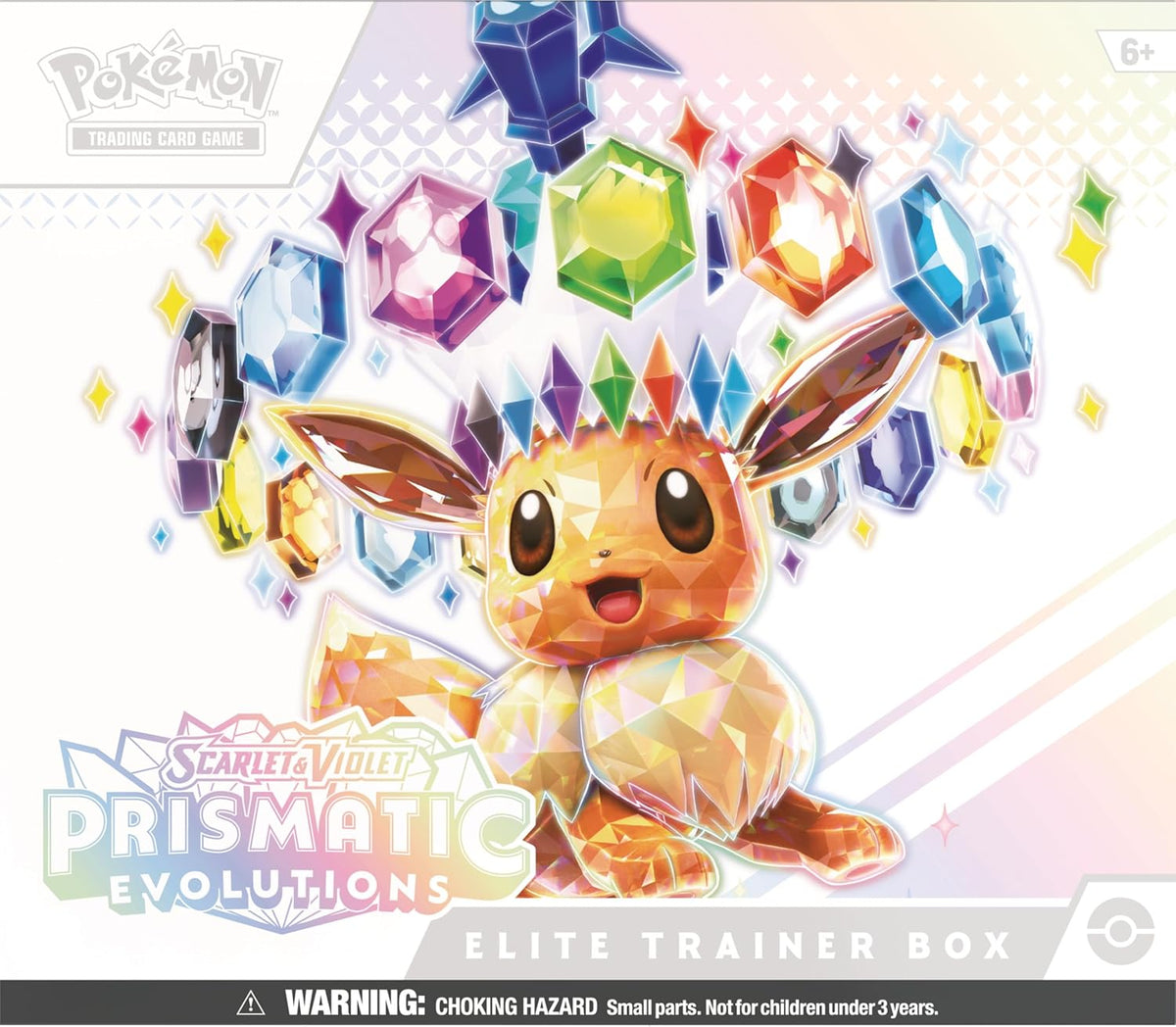 Pokémon Prismatic Evolutions Elite Trainer Box - kortų rinkinys