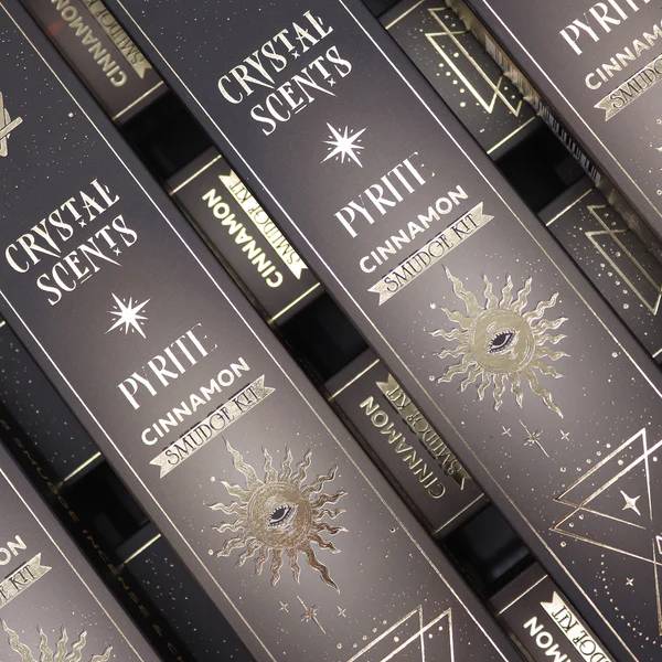 Cinamono kvapo smilkalai su Pirito kristalais Crystal Scents