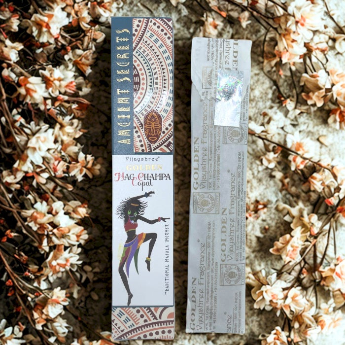 Golden Ancient Series Copal and Nag Champa Smilkalai Vijayshree