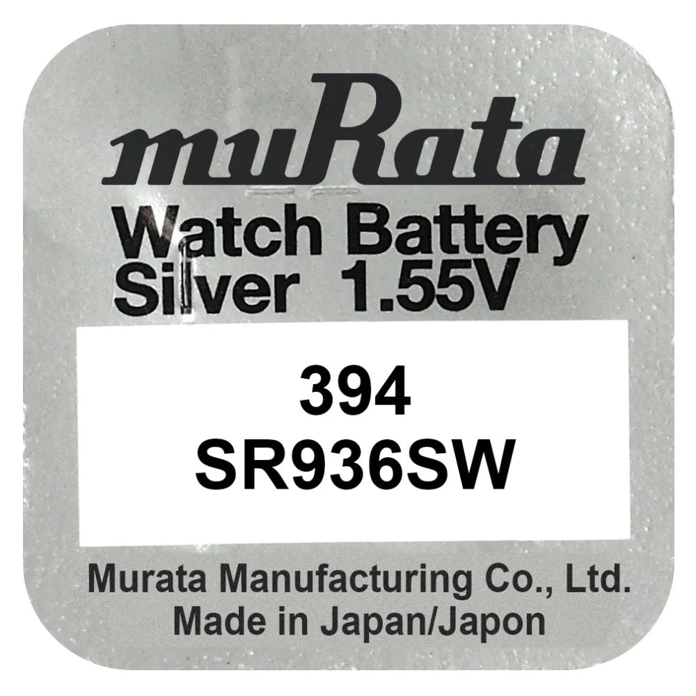 Murata 394 (SR936SW) sidabro oksido baterijos 10 vnt.