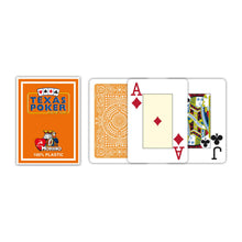Įkelti vaizdą į galerijos rodinį, Modiano Kortos Texas Poker Hold Em Oranžinės