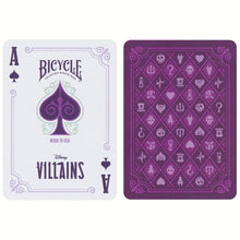 Įkelti vaizdą į galerijos rodinį, Bicycle Kortos Disney Villains Violetinės