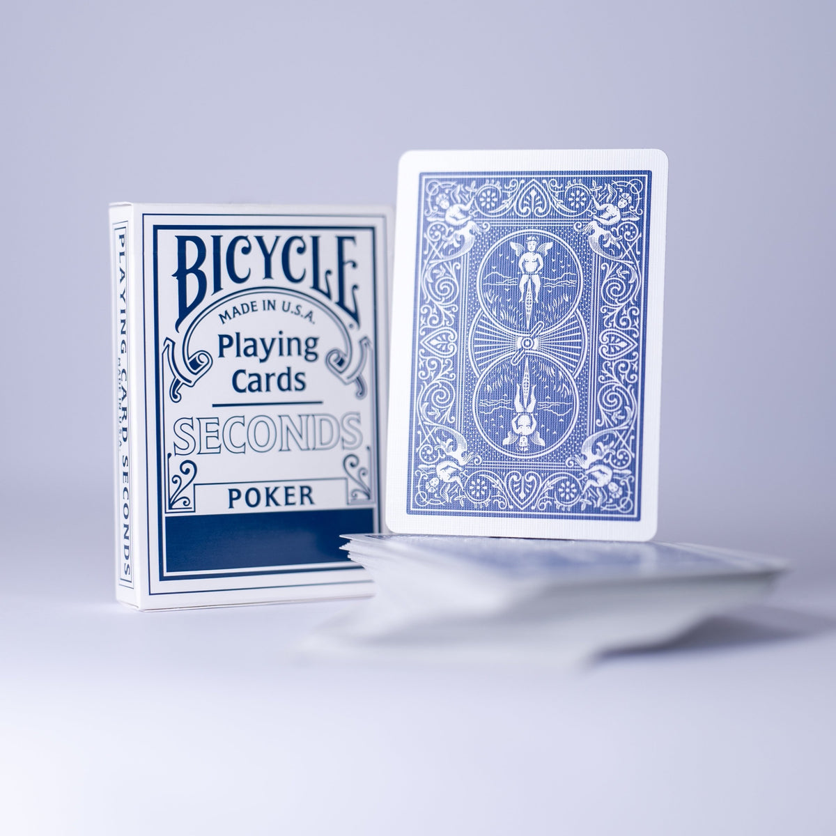 Bicycle Seconds Blue - mėlynos antros rūšies kortos