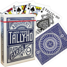 Įkelti vaizdą į galerijos rodinį, Bicycle Kortos Tally-Ho Circle Mėlynos