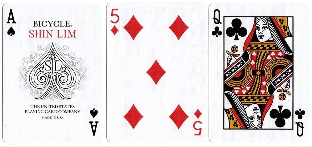 Bicycle Shin Lim Standard Index - žaidimo kortos
