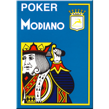 Įkelti vaizdą į galerijos rodinį, Modiano Kortos Poker 4 Jumbo Index Šviesiai Mėlynos