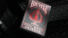 Įkelti vaizdą į galerijos rodinį, Bicycle Kortos Rider Back Metal Luxe Raudonos