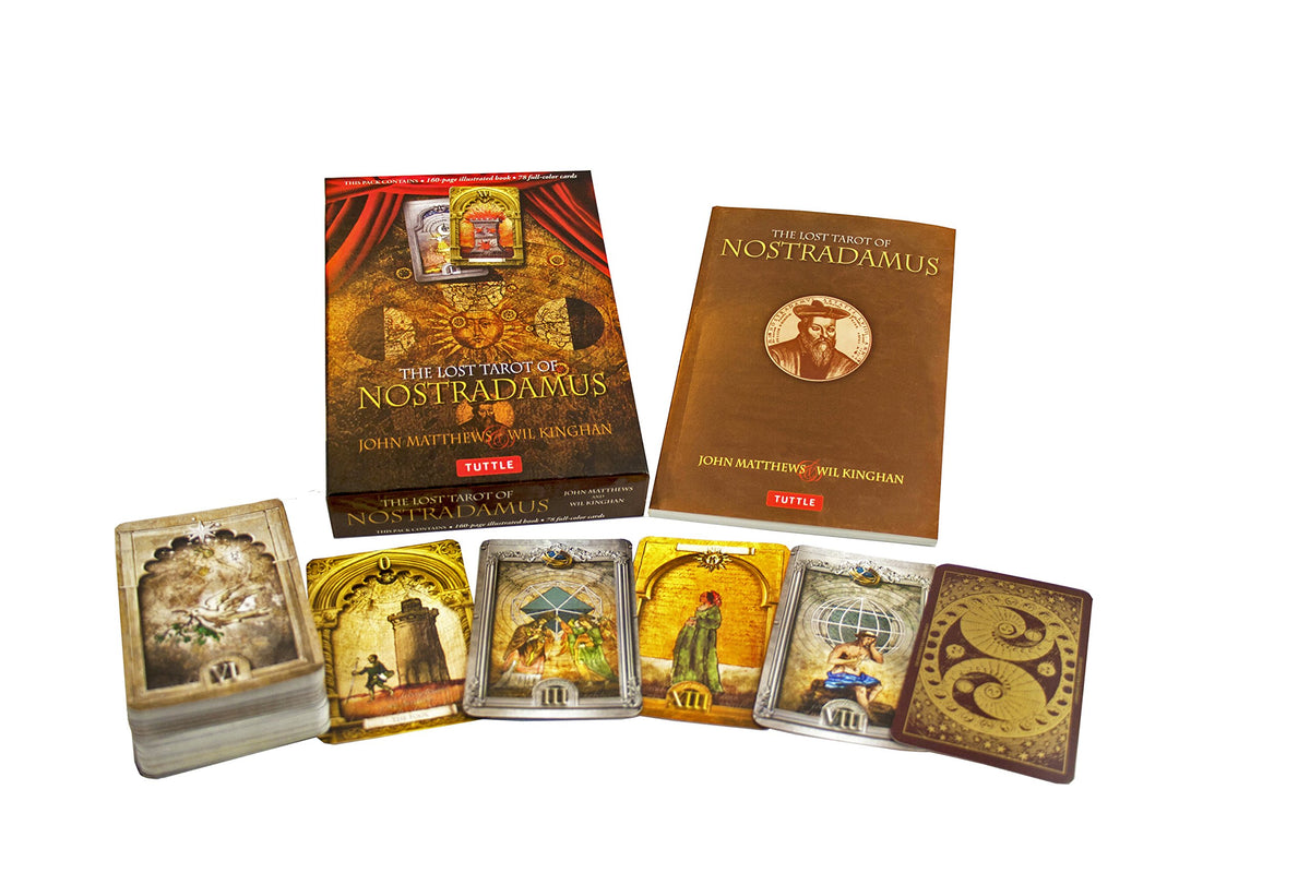 The Lost Tarot of Nostradamus - 78 kortos ir vadovas