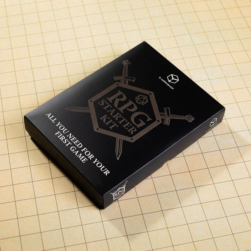 RPG Starter Kit - vaidmenų žaidimų priedų rinkinys