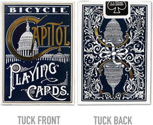 Įkelti vaizdą į galerijos rodinį, Bicycle Kortos Capitol Mėlynos