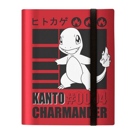 Charmander PRO-Binder - 9 kišenių Pokémon kortų albumas | Ultra PRO