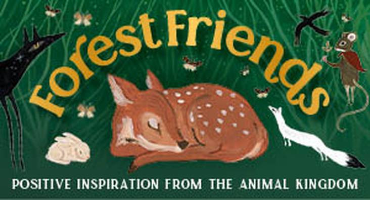 Forest Friends: Positive Inspiration from the Animal Kingdom - įkvėpimo kortos