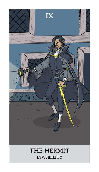 The Ultimate RPG Tarot - Taro kortos, kosmetinis defektas