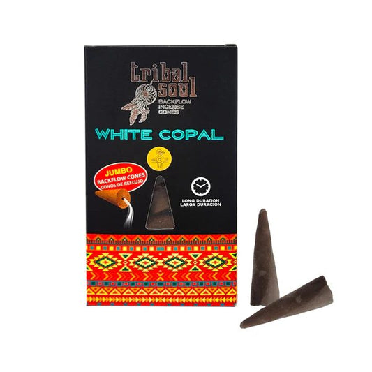 Tribal Soul White Copal Backflow - 10 kūginių smilkalų