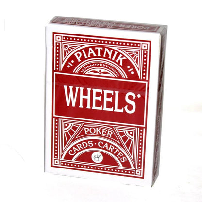 Piatnik Wheels pokerio kortų kaladė 1 vnt. (raudona arba mėlyna)