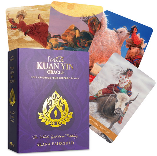 Wild Kuan Yin Oracle Velvet Goddess Edition - orakulo kortos