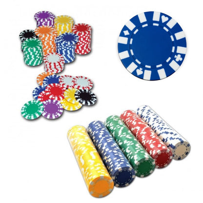 Star - mėlyni pokerio žetonai, 50 vnt.