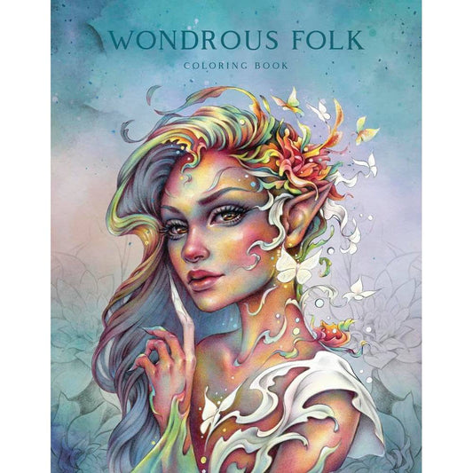 Wondrous Folk - Christine Karron spalvinimo knyga | Blue Angel