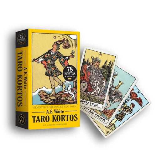 A. E. Waite - taro kortos lietuvių kalba | 369 Cards