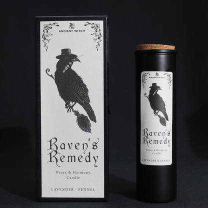 Raven's Remedy - levandų ir pankolių kvapo žvakė | Ancient Witch