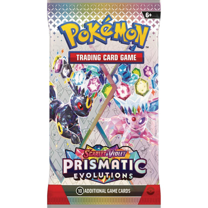 Pokémon Prismatic Evolutions Booster Bundle - 6 pakelių rinkinys