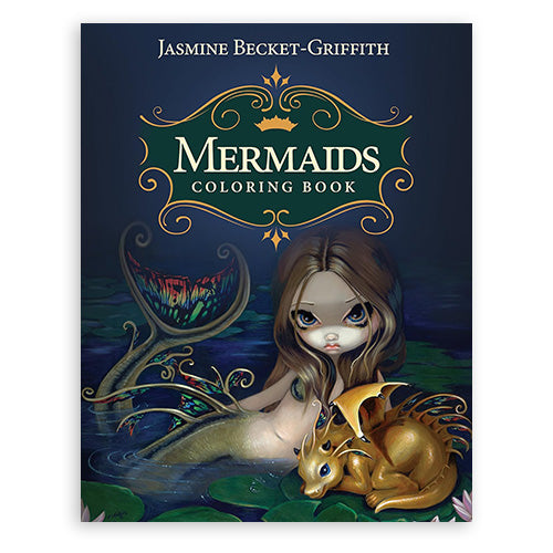 Mermaids Spalvinimo knyga Blue Angel