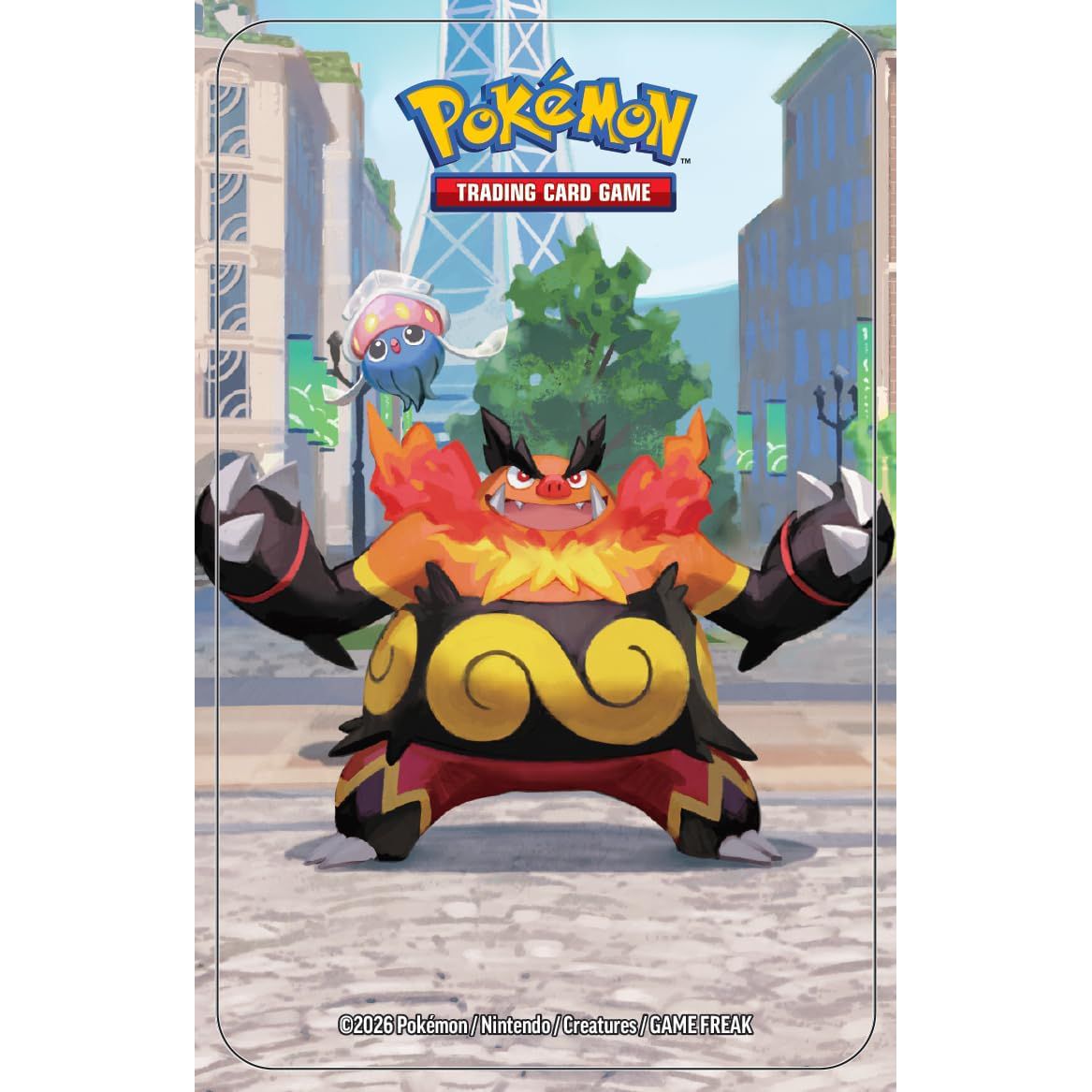 Pokémon Lumiose City Mini Tin - Emboar kortų rinkinys