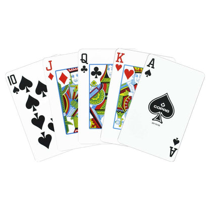 Copag Elite Bridge Regular Index - 2 kaladės (burgundiška ir žalia)