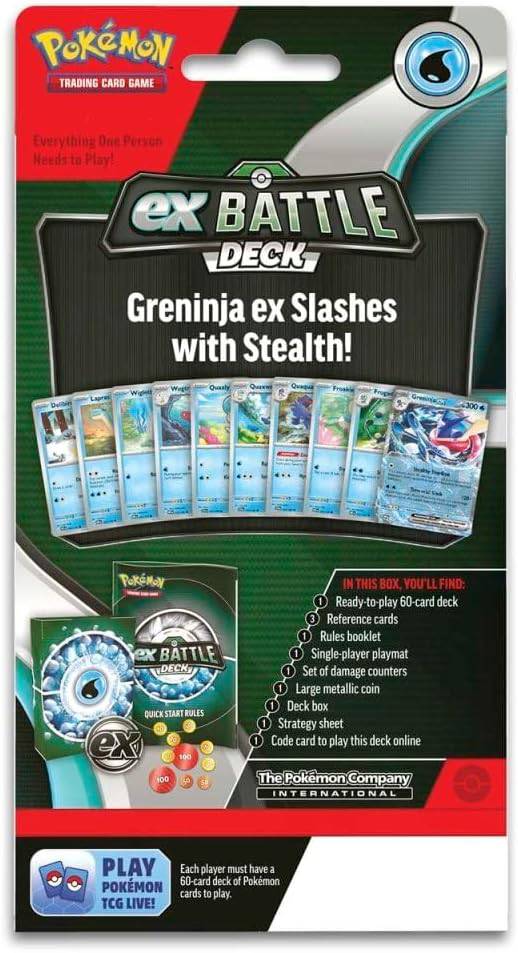 Pokémon Greninja ex Battle Deck - 60 kortų kaladė