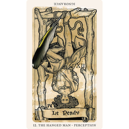 The Medieval Feathers Tarot - taro kortos | Blue Angel