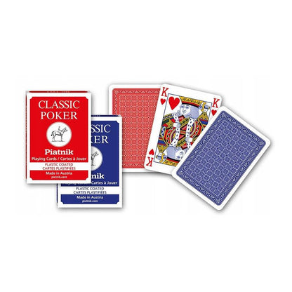 Piatnik Classic 2 Index - pokerio kortos, 1 atsitiktinės spalvos kaladė