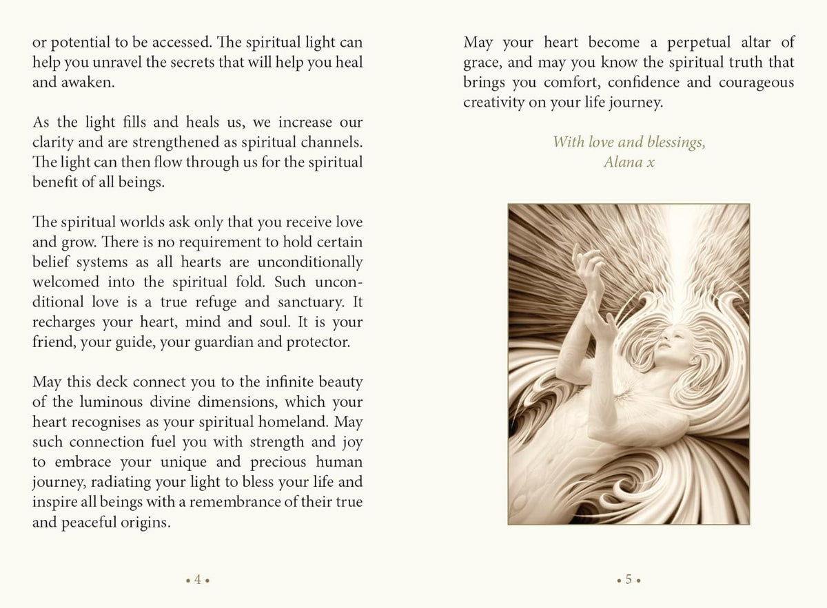 White Light Oracle: Luminosity Pocket Edition - kišeninės orakulo kortos | Blue Angel