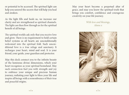 White Light Oracle: Luminosity Pocket Edition - kišeninės orakulo kortos | Blue Angel