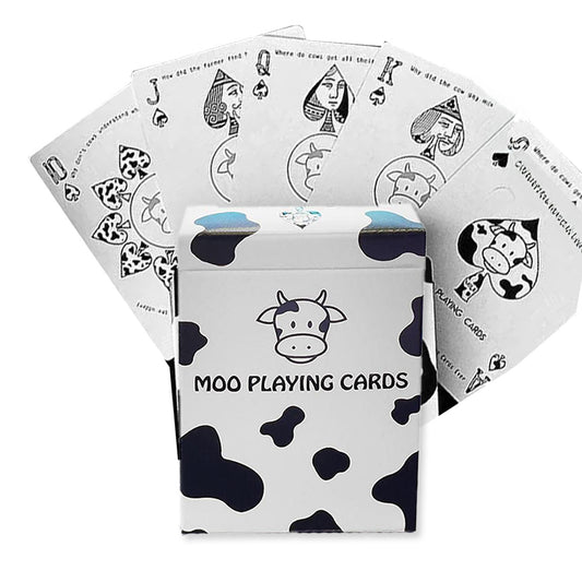 Moo - karvių tematikos žaidimo kortos
