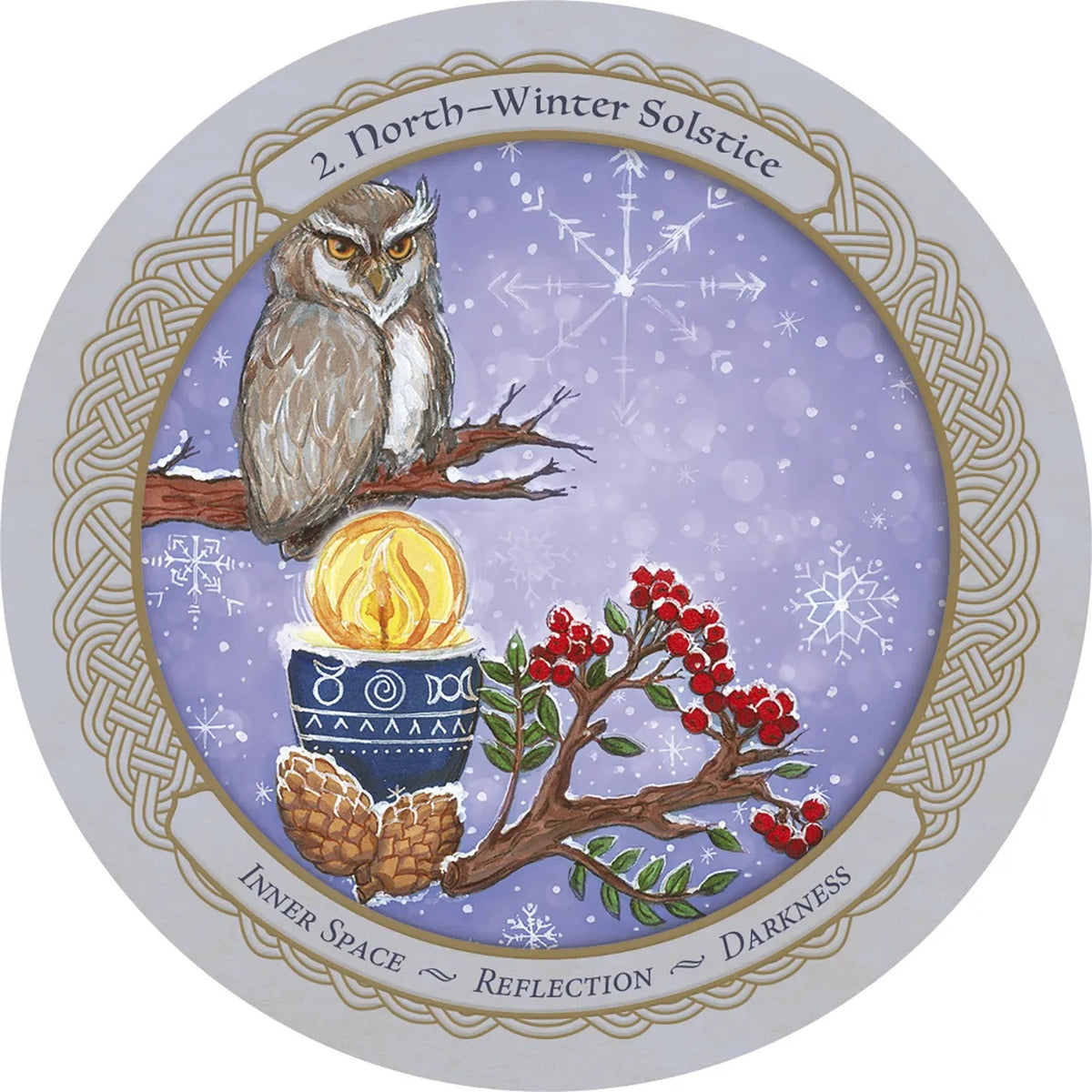 Enchanted Wheel Oracle - apvalios orakulo kortos | U.S. Games Systems